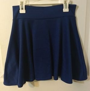 Blue Mini Skirt by DGNY